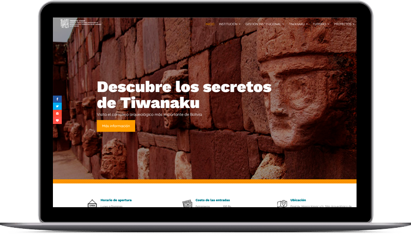 Sitio web del Centro Espiritual y Político de la Cultura Tiwanaku